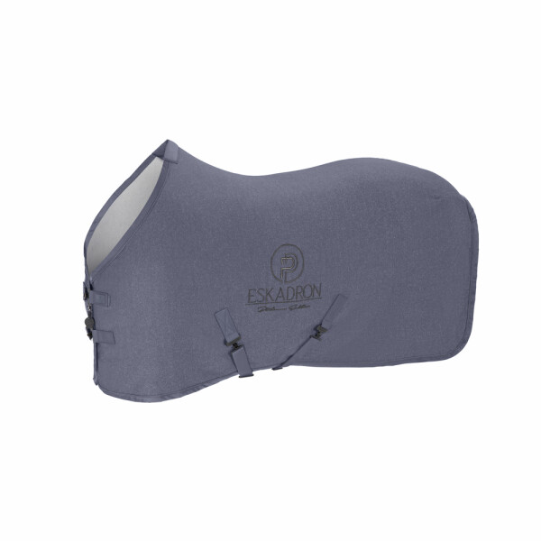 Eskadron Abschwitzdecke Jersey Sparkle Platinum 26 S/S, slate blue, XL