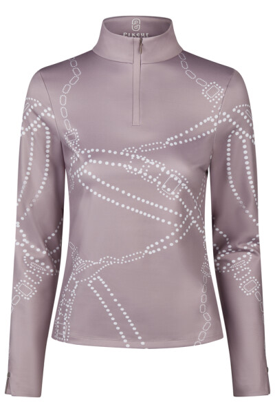Pikeur Zip Print Shirt Selection HW26, ash mauve, 40