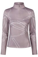Pikeur Zip Print Shirt Selection HW26, ash mauve, 40